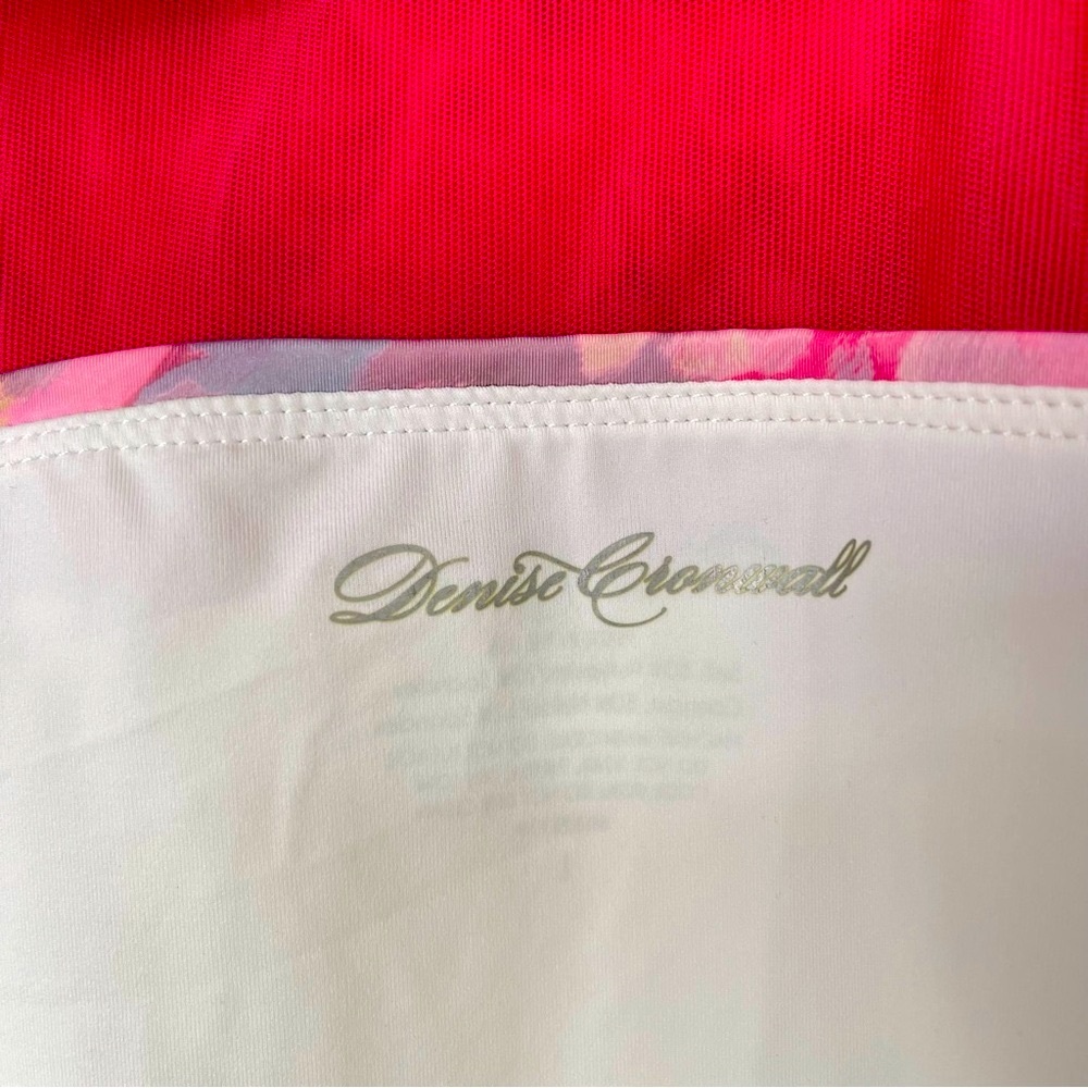 Denise Cronwall Activewear Wyn Layer Top Tennis Pickle Ball Athletic Fit Size L - Picture 10 of 12
